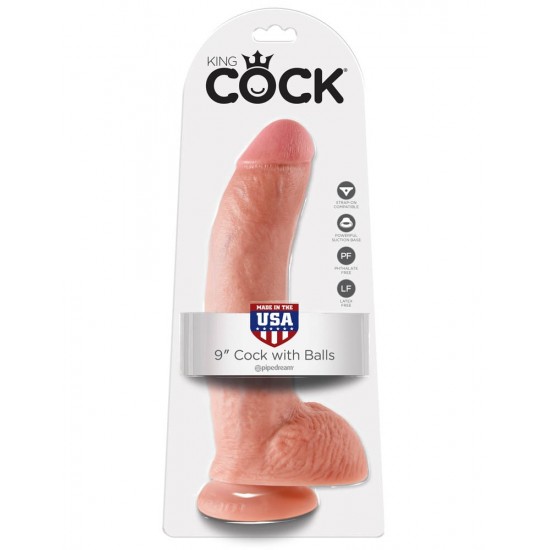 King Cock 9 inch Cock With Balls