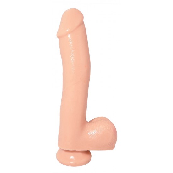 Basix Rubber Works 10 inch Dong With Suction Cup