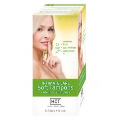 HOT INTIMATE CARE Soft Tampons (Green Box) 5 pcs
