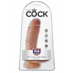 King Cock 8 inch Cock With Balls