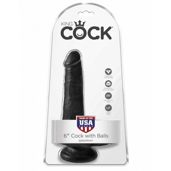 King Cock 6 inch Cock With Balls