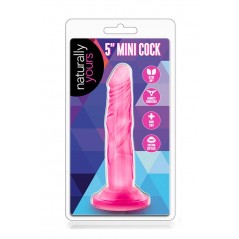 Naturally Yours 5 inch Mini Cock Pink