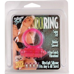 Vibrating Cockring Silicone Pink