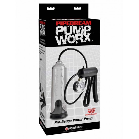 Pump Worx Pro-Gauge Power Pump - Clear/Black