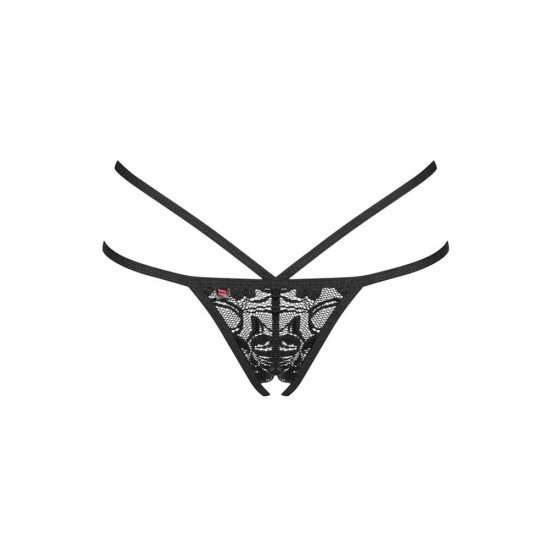 860-THC-1 crotchless thong black L/XL