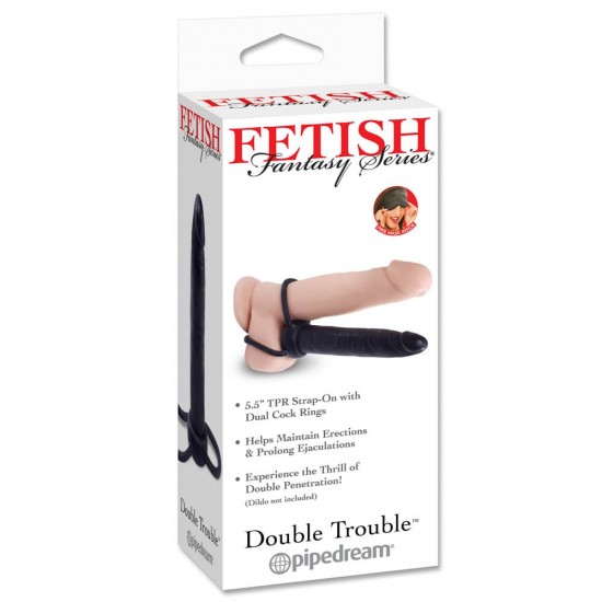 Fetish Fantasy Series Double Trouble Strap-on