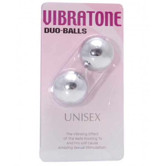 Vibratone Duo Balls Silver Blistercard