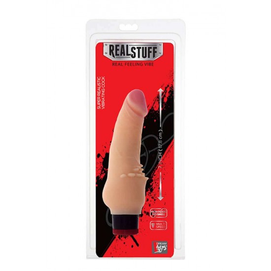 RealStuff 7 inch Vibrator Flesh