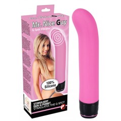 Mr. Nice Guy Classic Silicone Vibe Pink